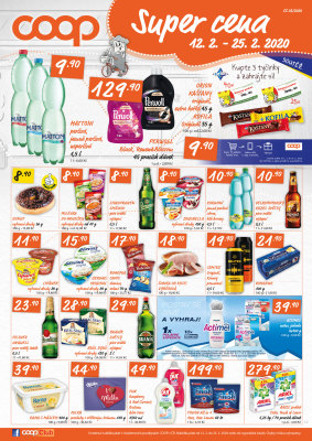 akční leták COOP 12.2.2020-25.2.2020