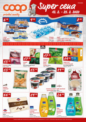 akční leták COOP 12.2.2020-25.2.2020