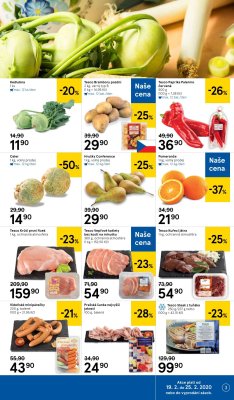akční leták Tesco 19.2.2020-25.2.2020