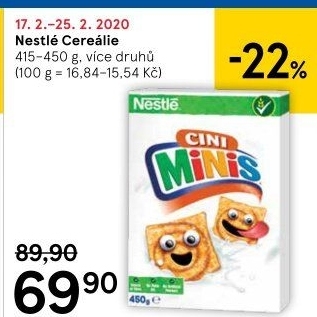 Cereálie Nestlé