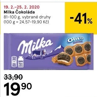 Čokoláda Milka