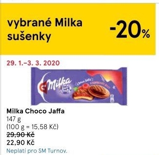 Čokopiškoty Milka