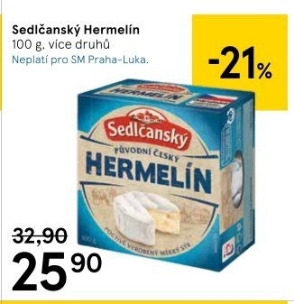 Sýr Hermelín Sedlčanský