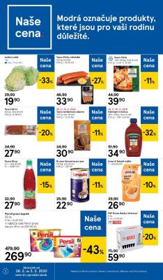 akční leták Tesco 26.2.2020-3.3.2020