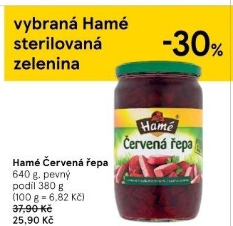 Červená řepa Hamé