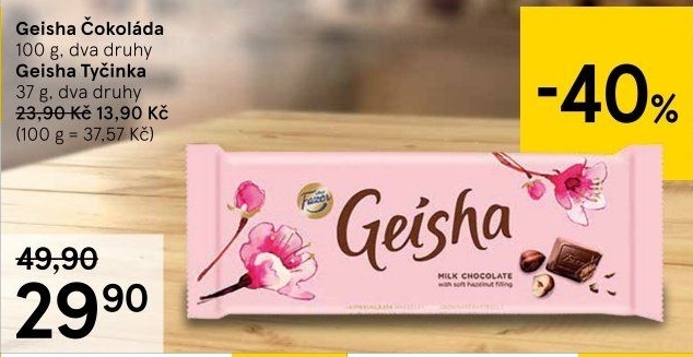 Čokoláda Geisha
