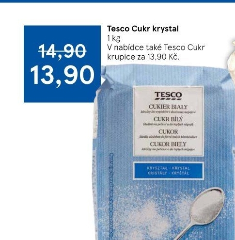 Cukr krystal Tesco