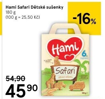 Dětské sušenky Hami