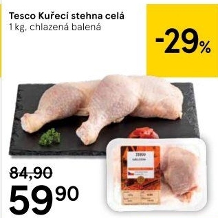 Kuřecí stehna Tesco