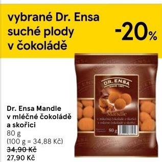Mandle v čokoládě Dr. Ensa