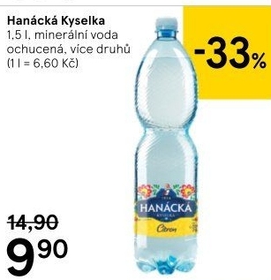 Ochucená voda Hanáckákyselka