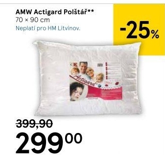 Polštář Actigard AMW