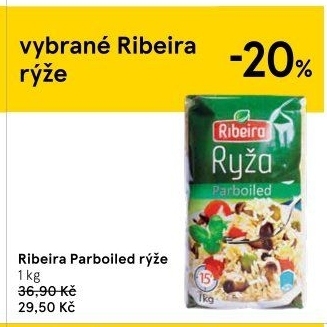 Rýže parboiled Ribeira
