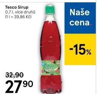 Sirup Tesco