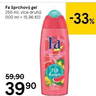 Sprchový gel Fa