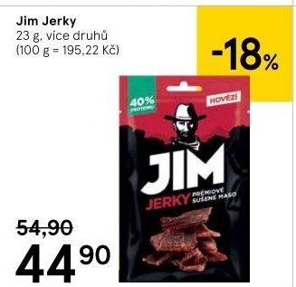 Sušené maso Jim Jerky