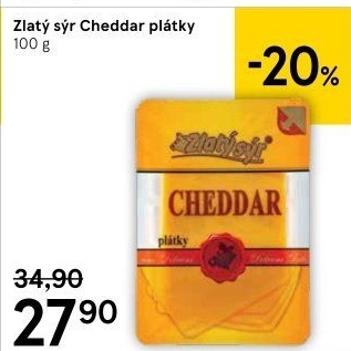 Sýr Čedar Zlatý sýr