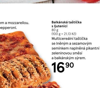 Taštička se slanou náplní