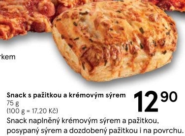 Taštička se slanou náplní