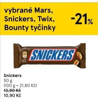 Tyčinka Snickers