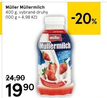 Nápoj mléčný Müller