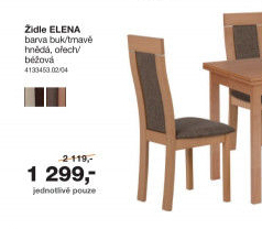 Jídelní židle Elena