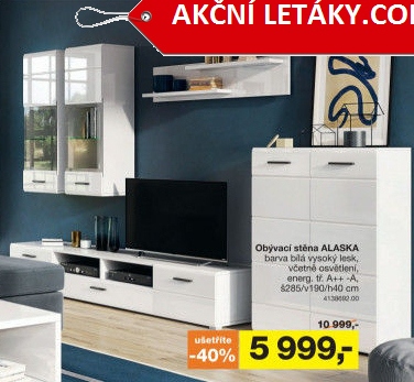 Obývací stěna Alaska