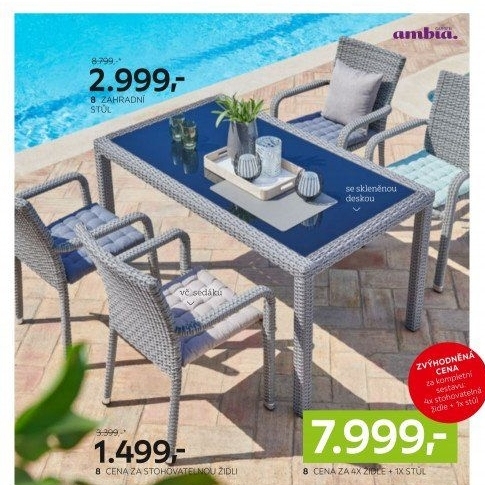 Zahradní stůl Ambia