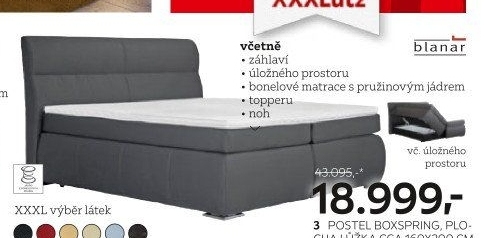 Postel Boxspring Blanář