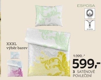 Saténové povlečení Esposa