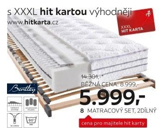 Set rošt a matrace Bentley