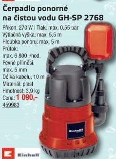 Čerpadlo ponorné Einhell GH-SP 2768