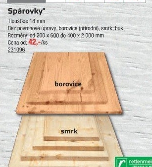 Deska - Spárovka