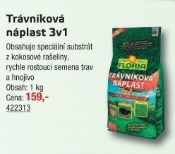 Hnojivo Trávníková náplast Floria