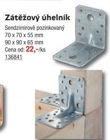 Konzole - úhelník