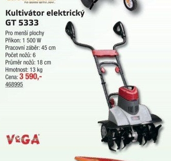 Kultivátor elektrický VeGA GT5333