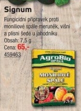Moniliová spála Agro bio Opava