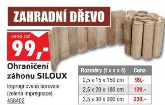 Ohrazení záhonů