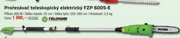 Teleskopický prořezávač FZP 6005-E Fieldmann