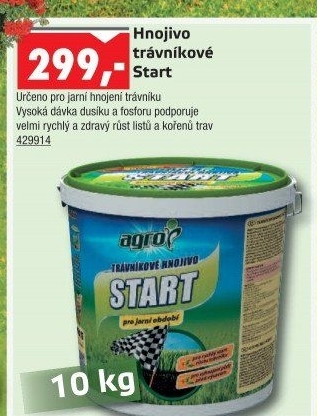 Trávníkové hnojivo Start Agro