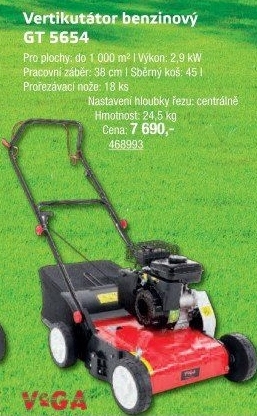 Vertikutátor benzinový VeGA GT5654