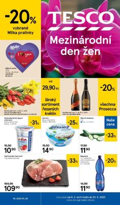 akční leták Tesco 4.3.2020-10.3.2020