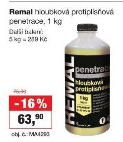 Hloubková protiplísňová penetrace Remal