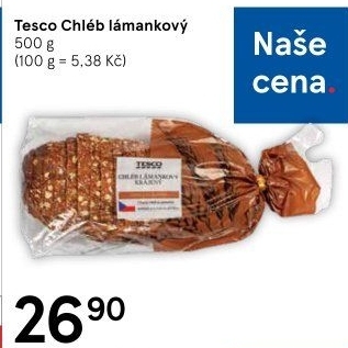 Chléb lámankový Tesco