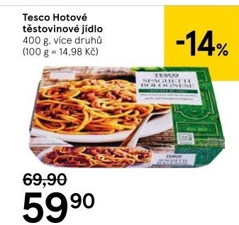Hotová jídla Tesco