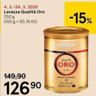 Káva Qualita Oro Lavazza