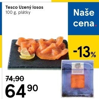 Losos uzený Tesco