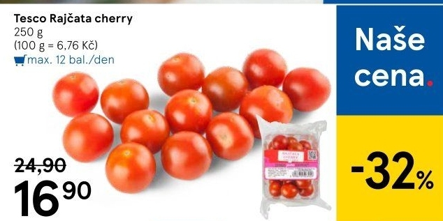 Rajčata cherry Tesco