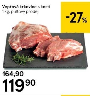Vepřová krkovice s kostí