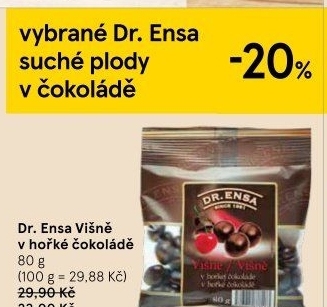 Višně v čokoládě Dr. Ensa